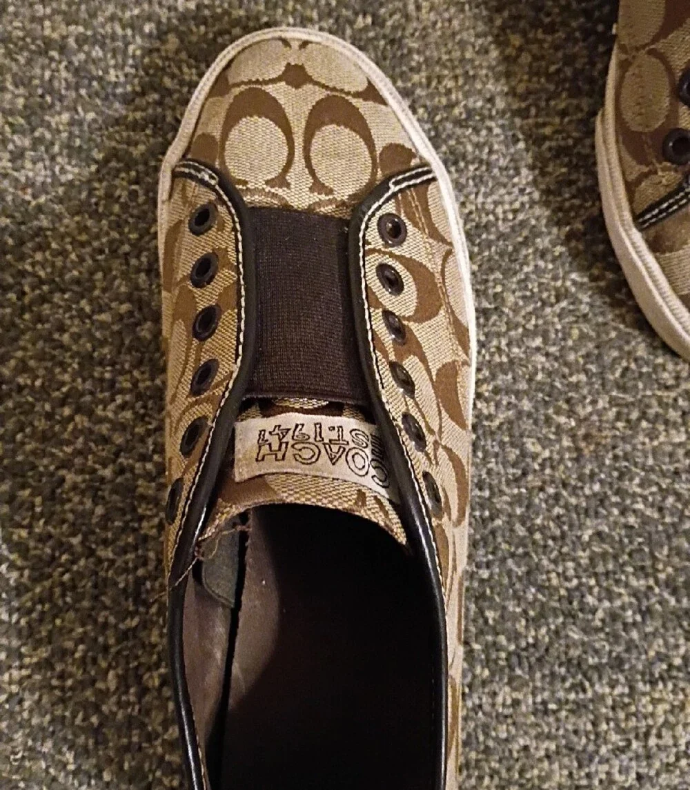 Coach slip sneakers